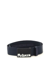 'MCQUEEN GRAFFITI' FABRIC BELT